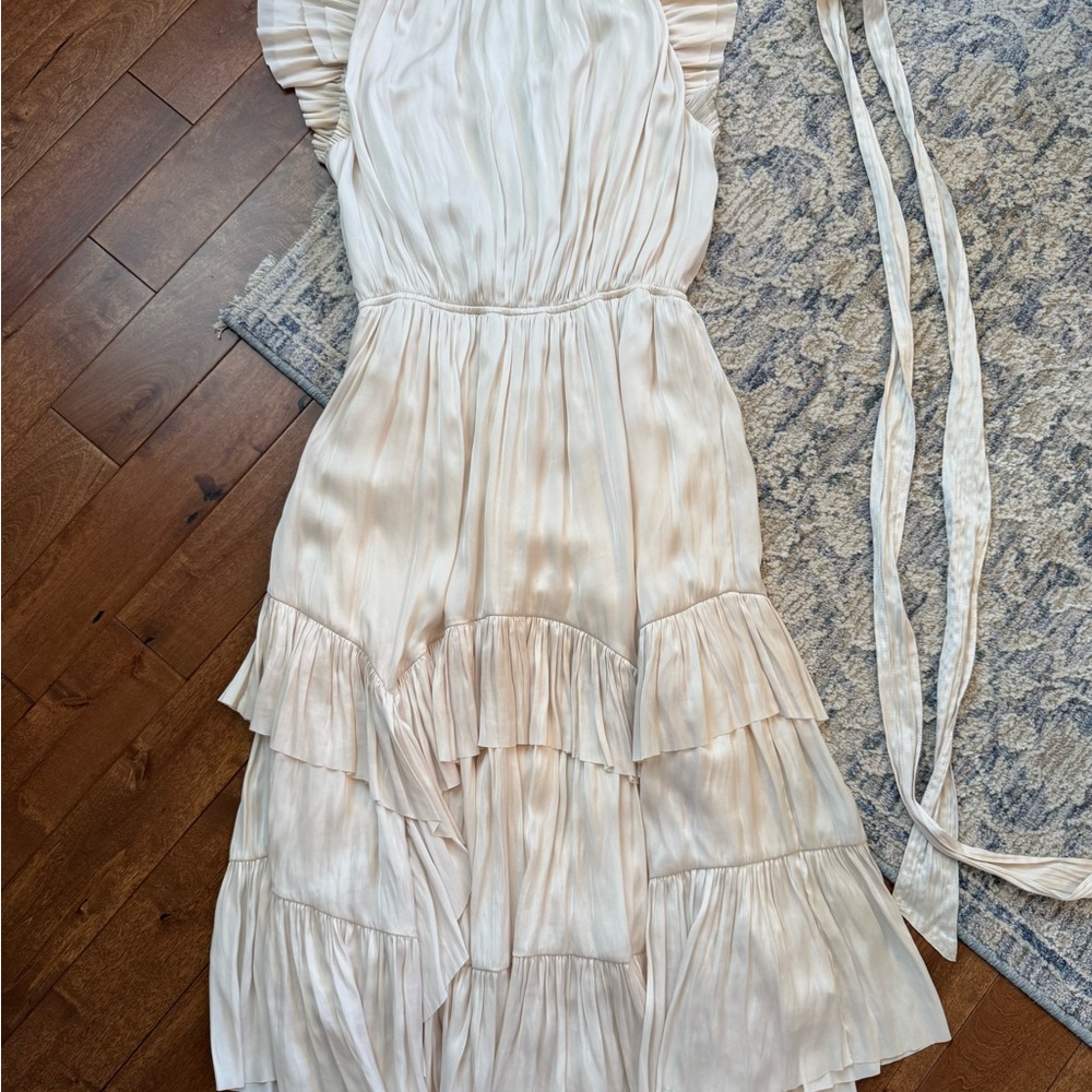 Ulla Johnson Silk Ruffle Midi Dress – Taylor Swift Inspired – Size 2 - Picture 6 of 6